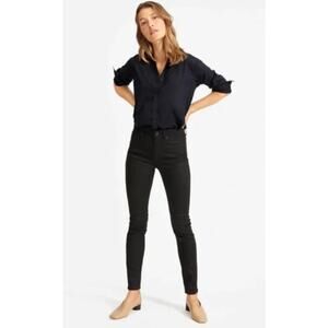 Everlane Black Mid Rise Skinny Jeans Size 26 Tal
